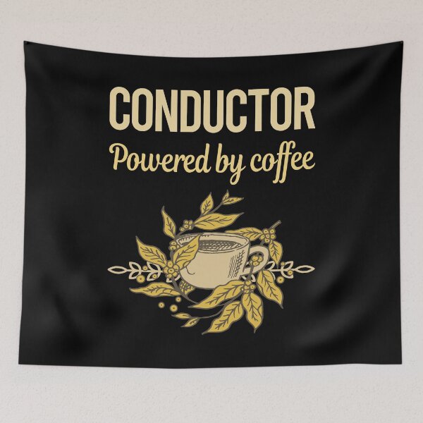 Item preview, Powered By Coffee Conductor designed and sold by cossinulsesj.
