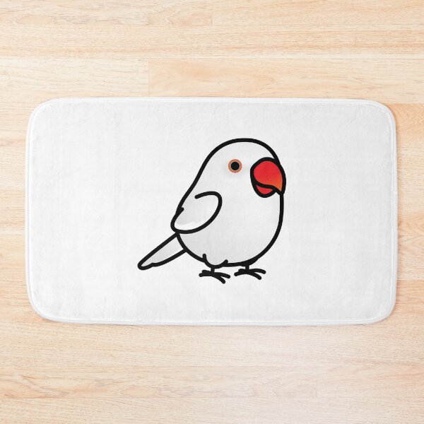 Item preview, Chubby White Indian Ringneck Parakeet - White designed and sold by birdhism.