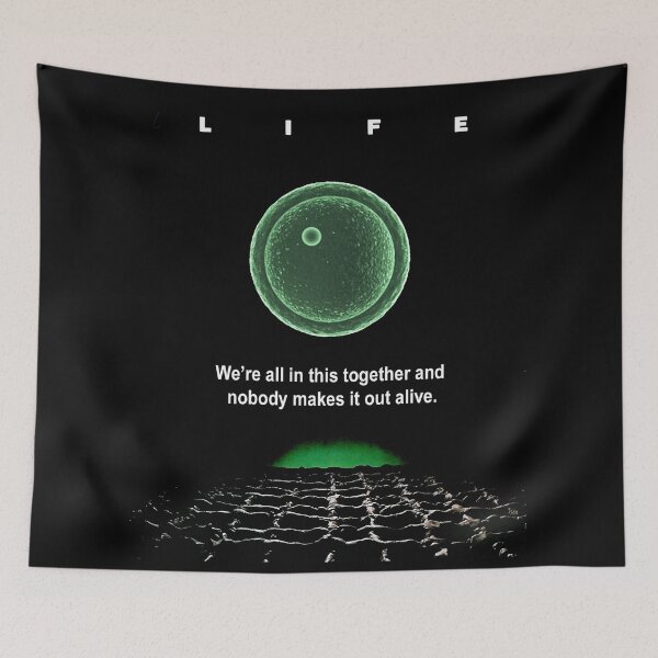 Item preview, Life is a Horror Movie Poster designed and sold by daverives.