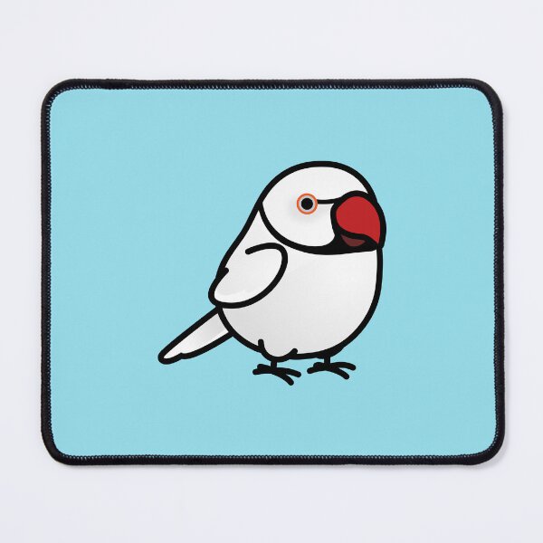 Item preview, Chubby White Indian Ringneck Parakeet designed and sold by birdhism.