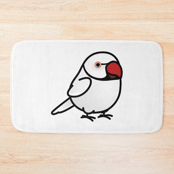 Item preview, Chubby White Indian Ringneck Parakeet designed and sold by birdhism.