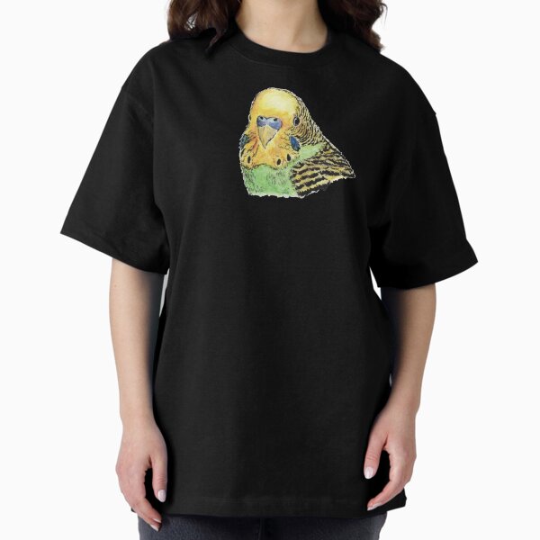 Prettyboy the Green Parakeet Oversized T-Shirt