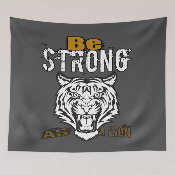 Item preview, Be strong as a lion - Strong king designed and sold by MELLOU-ART.