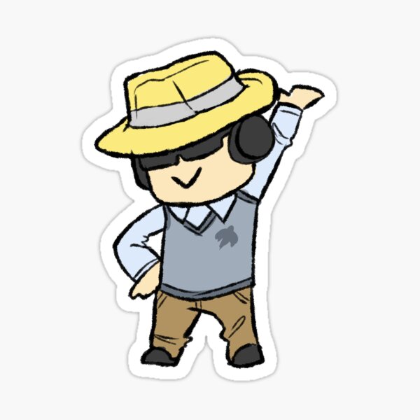 Badcc And Asimo Sticker By Evilartist Redbubble - pictures of roblox asimo