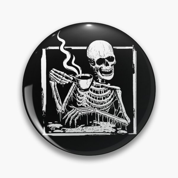 Item preview, Skeleton Drinking Coffee designed and sold by Scotte-Swiercz.