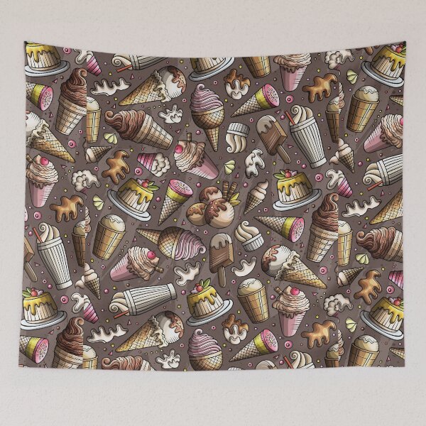 Item preview, ice cream pattern v4 designed and sold by cute--world.