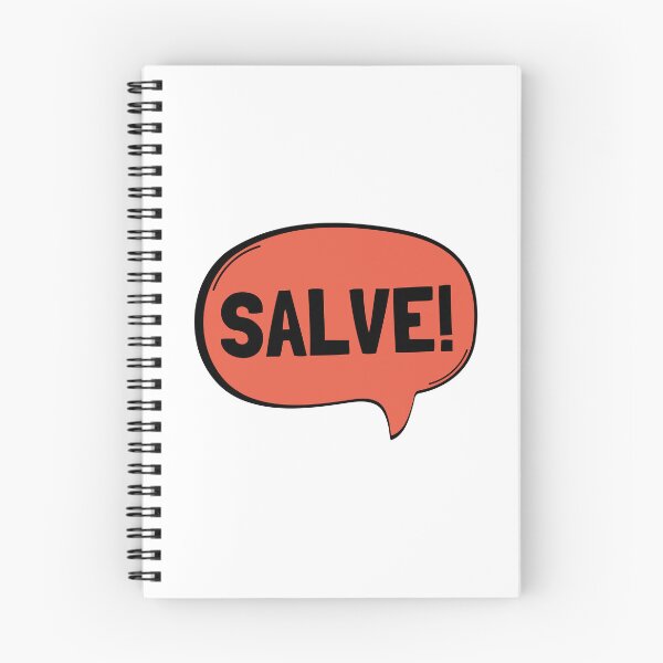 Item preview, Latin Hello - Salve Speech Bubble designed and sold by humnoo.