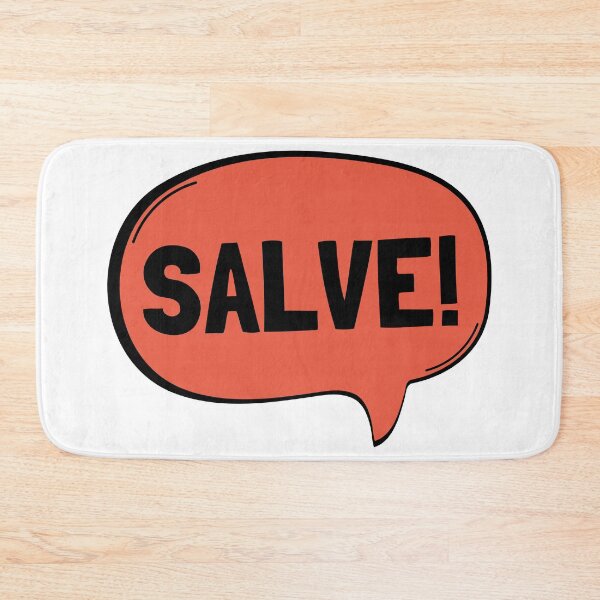 Item preview, Latin Hello - Salve Speech Bubble designed and sold by humnoo.