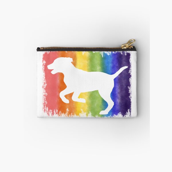 Item preview, Rainbow dog silhouette designed and sold by PellSilversmith.