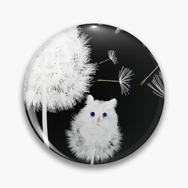 Item preview, Cat Dandelion amazing Flower Cat lover design women girls  designed and sold by angelineraki.