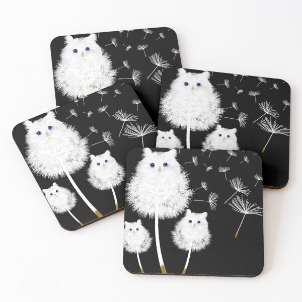 Item preview, Cat Dandelion amazing Flower Cat lover design women girls  designed and sold by angelineraki.