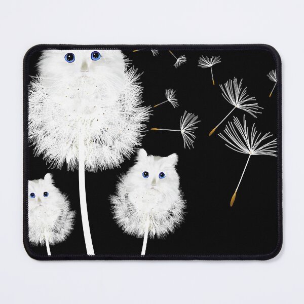 Item preview, Cat Dandelion amazing Flower Cat lover design women girls designed and sold by angelineraki.