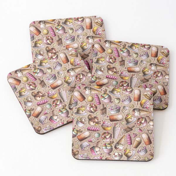 Item preview,  ice cream pattern v5 designed and sold by cute--world.