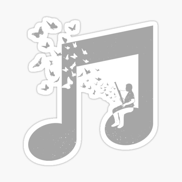 Bassoon Music - Music Theme Design Suitable for Men and Women Sticker