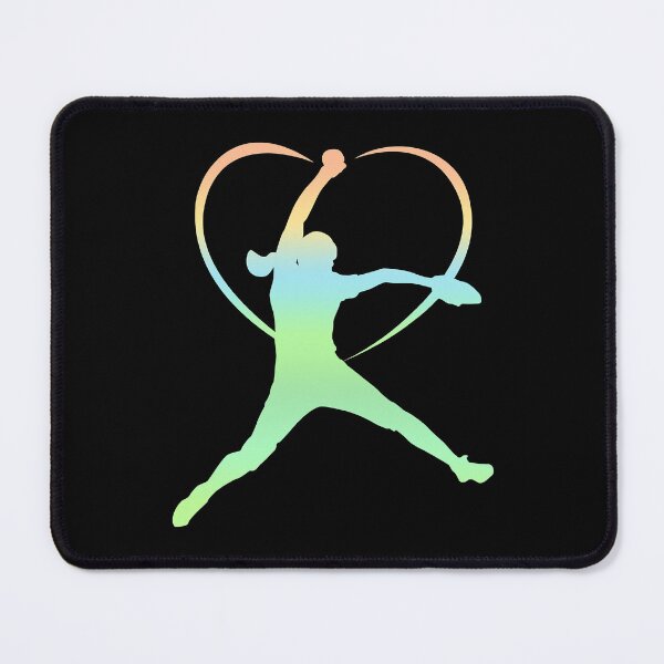 Item preview, Softball Rainbow Pitcher Women Fastpitch Softball designed and sold by MichelSorour.