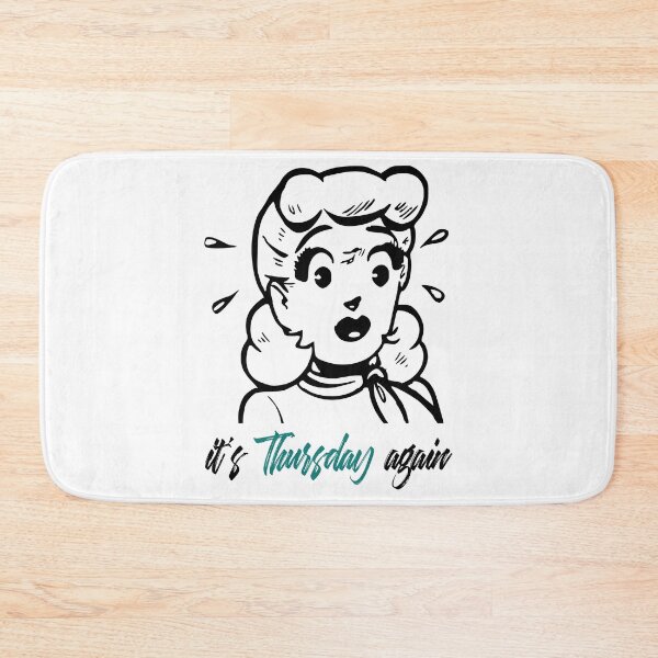 Item preview, It's Thursday again - Cool Retro Design for T-shirts, iPhone Cases, Stickers and Other Accessories designed and sold by Ridiculam Toga.