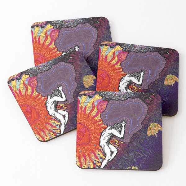 Item preview, PSYCHEDELIC TRIPPY HORROR VACUI MYTH OF SISYPHUS - full colour designed and sold by Xotico Design.