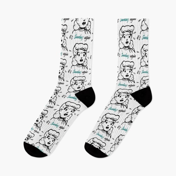 Item preview, It's Sunday again - Cool Retro Design for T-shirts, iPhone Cases, Stickers and Other Accessories designed and sold by Ridiculam Toga.