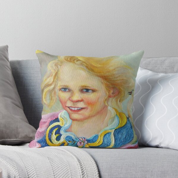 Item preview, PORTRAIT OF YOUNG GRACE, WITH SPEAKING BIRD designed and sold by Barbara Sparhawk.