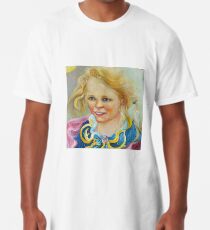 PORTRAIT JUNGER GNADE, MIT SPRECHENDER VOGEL Longshirt