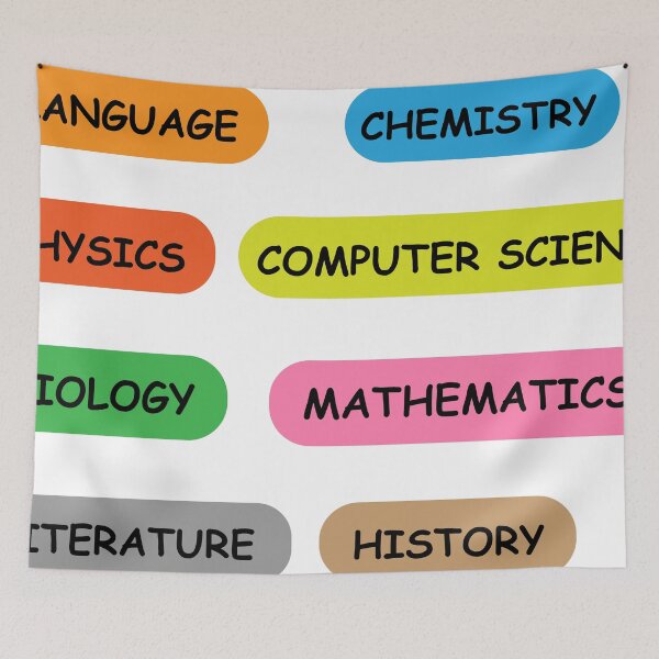 Item preview, subject labels designed and sold by designsmaster99.