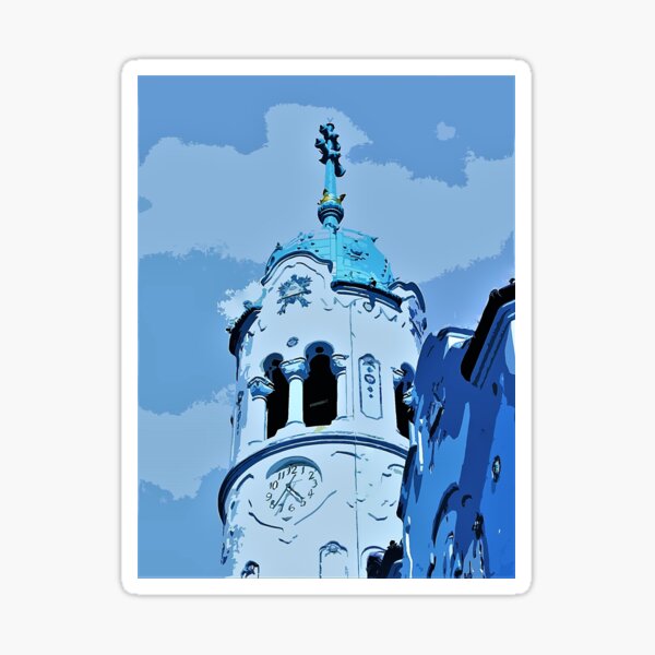 Item preview, The Little Blue Church designed and sold by frugnusdesign.