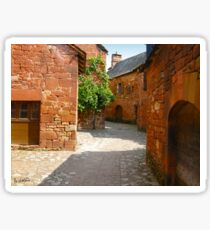 Les rues de Collonges la Rouge Sticker