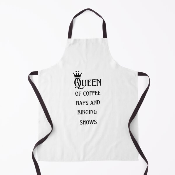 Item preview, Queen of naps and binging shows (black) designed and sold by Megurix.