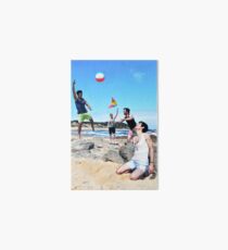 Boys on the Beach Art Board