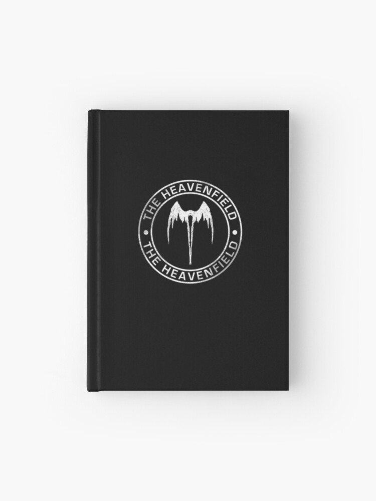 Thumbnail 1 of 3, Hardcover Journal, Heavenfield Fallen Angel Logo White designed and sold by heavenfield.