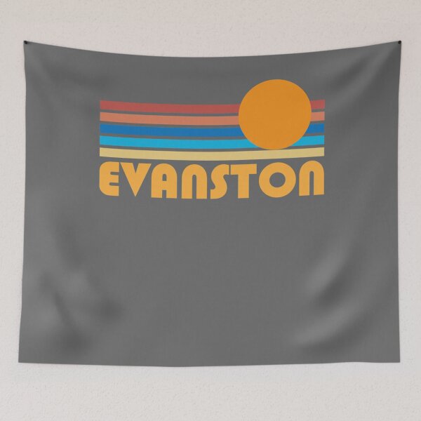 Item preview, Evanston Retro Sunset Logo designed and sold by VictorKoelpin.