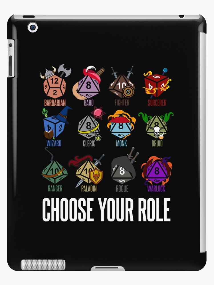 D&D Character Class Hit Dice iPad Case & Skin for Sale by Wertasviop2