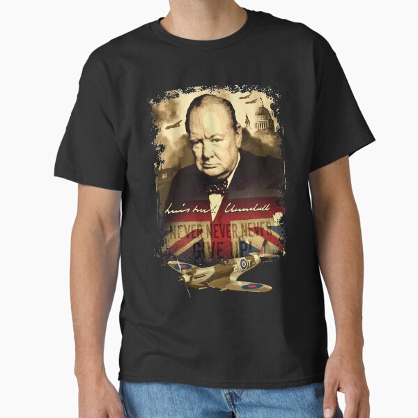 Artikel-Vorschau von "Niemals, niemals, niemals, aufgeben" Winston Churchill., designt und verkauft von trueblue2.