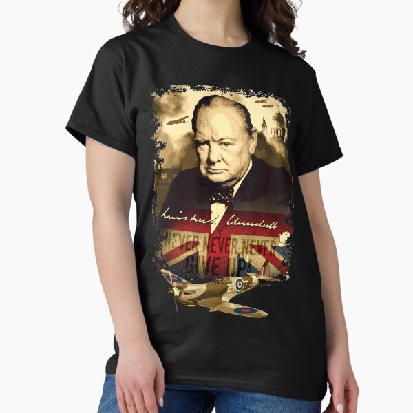 Item preview, "Never, Never, Never, Give Up"  Winston Churchill. designed and sold by trueblue2.
