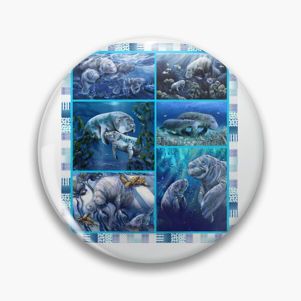 Item preview, Manatees Mom Funny Art Ocean designed and sold by Lewerenz.