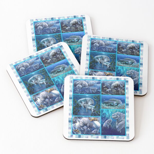 Item preview, Manatees Mom Funny Art Ocean designed and sold by Lewerenz.