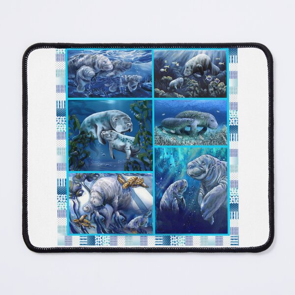 Item preview, Manatees Mom Funny Art Ocean designed and sold by Lewerenz.