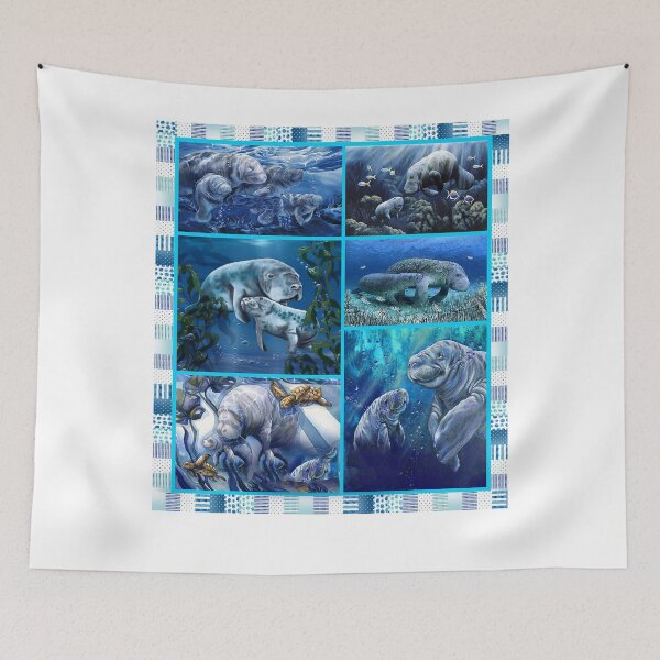 Item preview, Manatees Mom Funny Art Ocean designed and sold by Lewerenz.