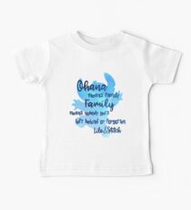 Ohana bedeutet Familie Baby T-Shirt