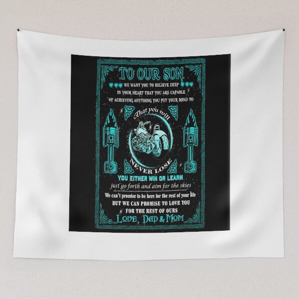 Item preview, To Our Son You Will Never Lose You Either Win Or Learn Love Mom designed and sold by Lewerenz.