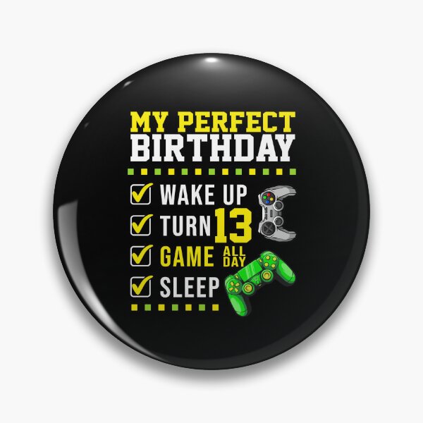 Artikelvorschau, My Perfect Birthday Turn 13 Teenager Videospielidee genial retro entworfen und verkauft von elizabethdawnn.
