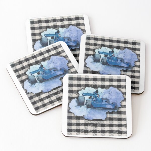 Item preview, Race Car Art Black Plaid Pattern designed and sold by Lewerenz.