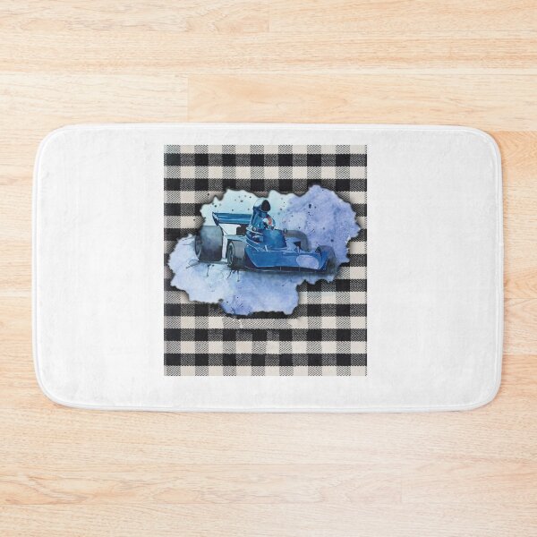 Item preview, Race Car Art Black Plaid Pattern designed and sold by Lewerenz.