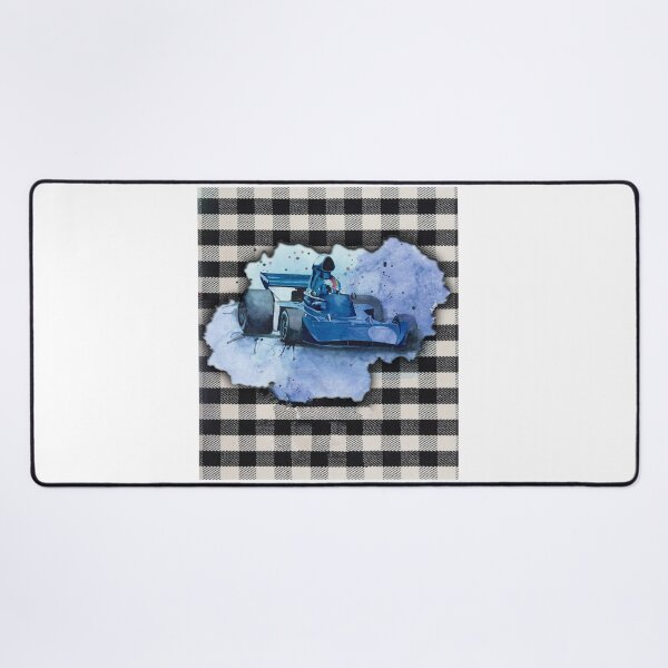 Item preview, Race Car Art Black Plaid Pattern designed and sold by Lewerenz.