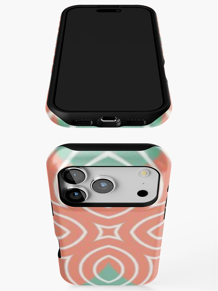 Thumbnail 3 of 4, iPhone Case, Geometrical Colorful Pattern designed and sold by stickertopic.