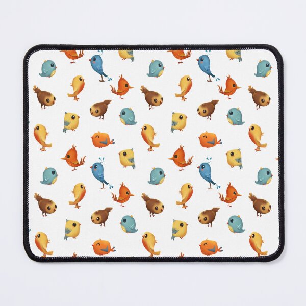 Item preview, multi color bird pattern designed and sold by cute--world.