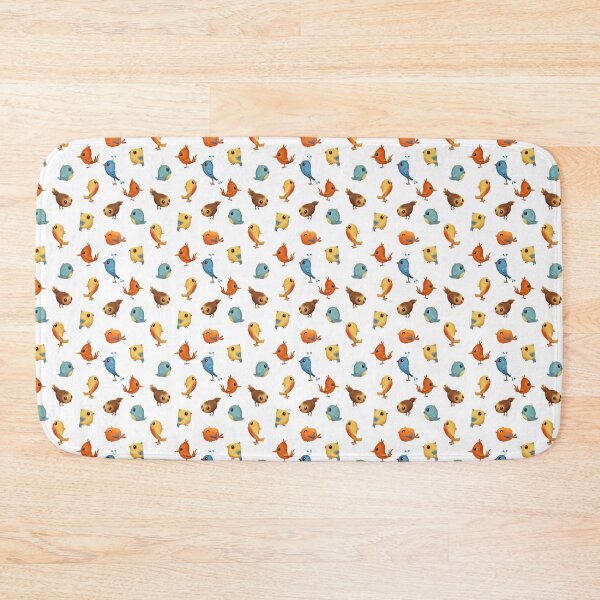 Item preview, multi color bird pattern designed and sold by cute--world.