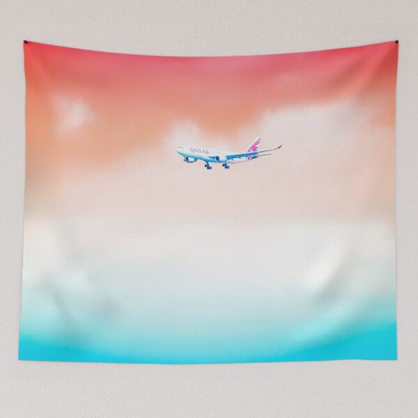 Item preview,  Summer holiday travel aeroplane over sky designed and sold by JD369.