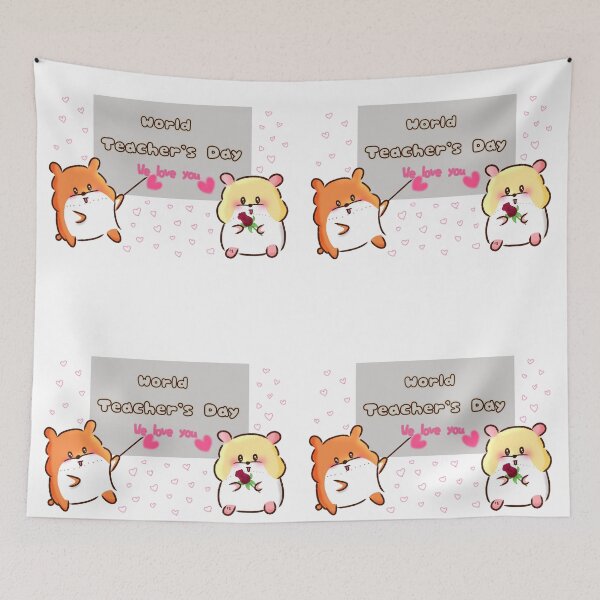 Item preview, Hamster | Hamster Lover - World Teacher's Day  designed and sold by FennyWijayaMomo.