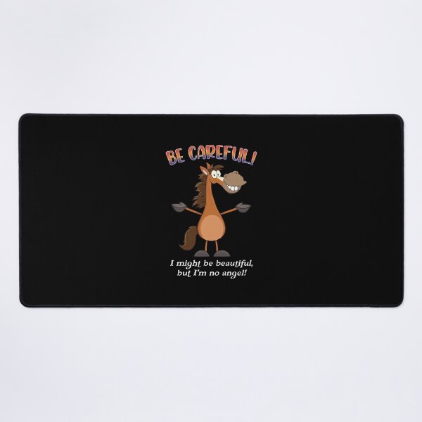 Item preview, Be Careful I Might Be Beautiful But I'm No Angel saying humor cute designed and sold by elizabethdawnn.